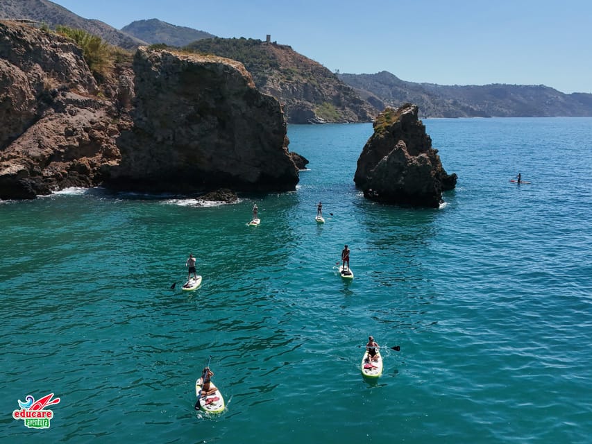 From Nerja: Guided Paddle Surf Cliffs and Maro Waterfall - Weather can change paddleboarding into kayaking