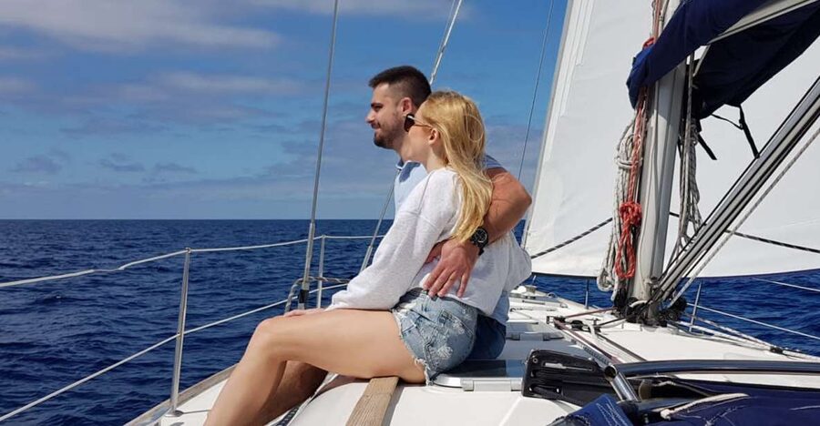 From Puerto de Mogán: Sailboat Trip with Food and Drinks - Puerto de Mogán is the right place to start
