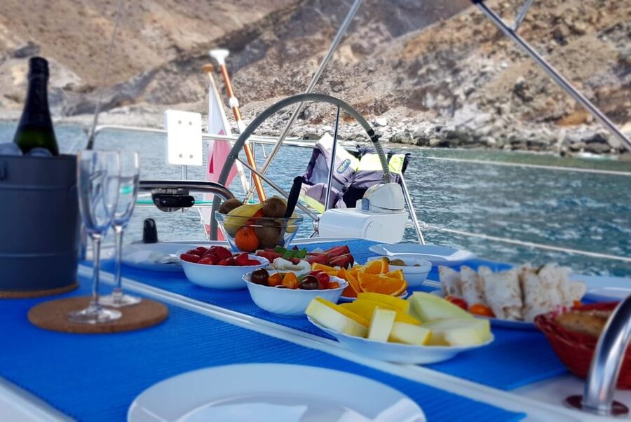 From Puerto de Mogán: Sailboat Trip with Food and Drinks - The swim and snorkeling stop