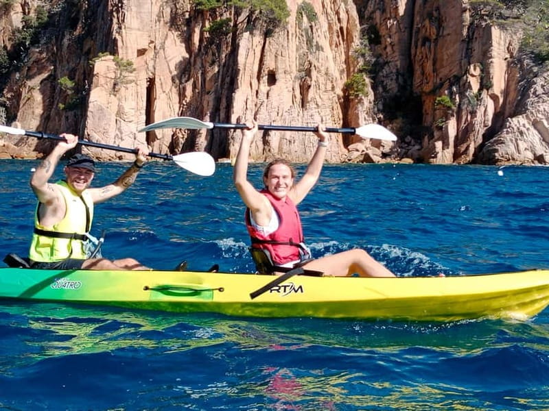 From Sant Feliu de Guíxols: Kayak and Snorkel in Costa Brava - Learning the basics before launching