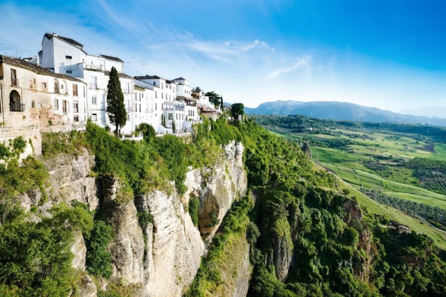 From Seville: White Villages and Ronda Tour - Transport, group size, and physical demands