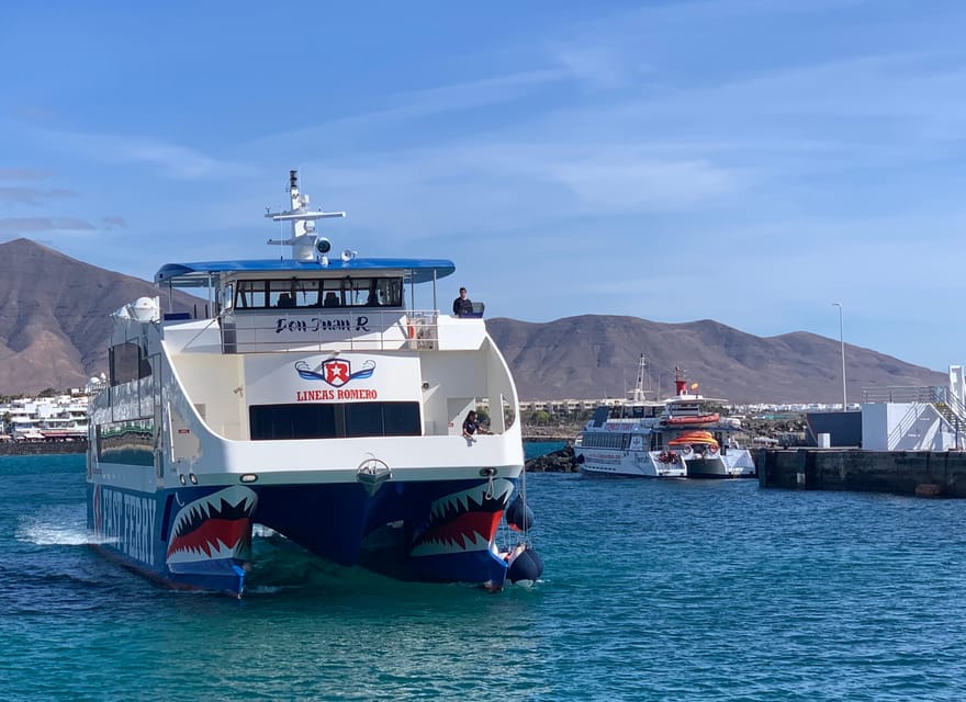 Fuerteventura: Round-Trip or 1-Way Ferry Ticket to Lanzarote - Building your day around the return timetable