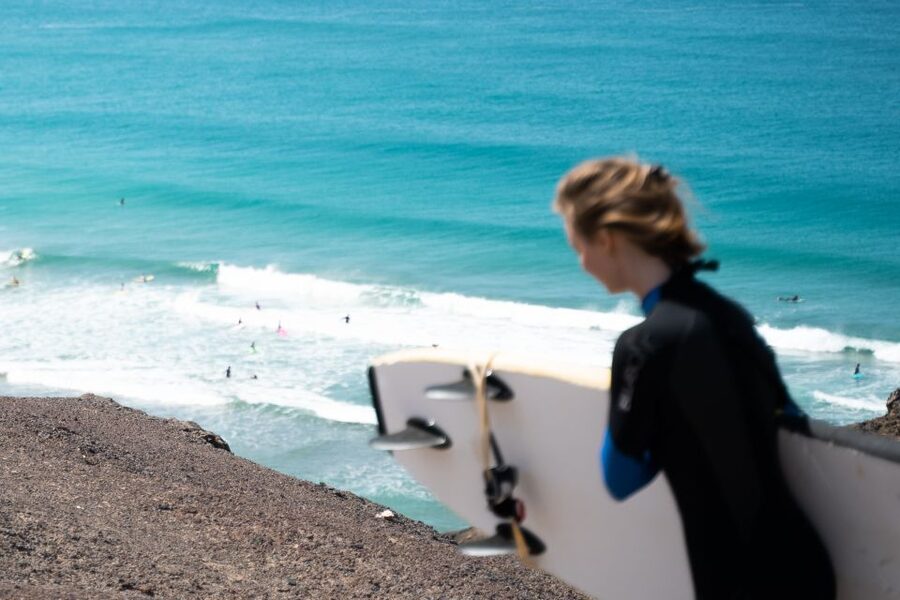 Fuerteventura: Surfing Lesson in the south of Fuerteventura - The real tradeoff: small groups versus changing conditions