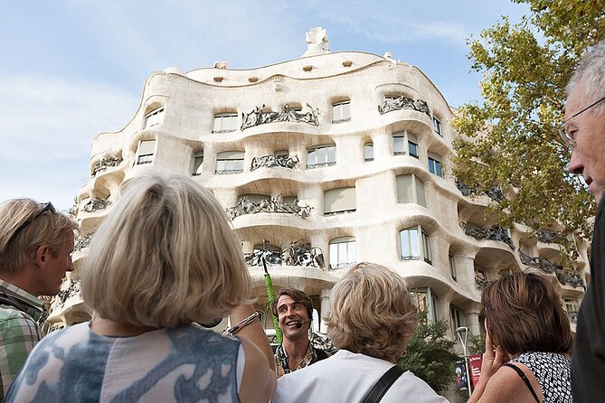 Gaudi & Sagrada Familia Donation-Based Tour in English - Starting among Gaudí’s lamps at Plaça Reial