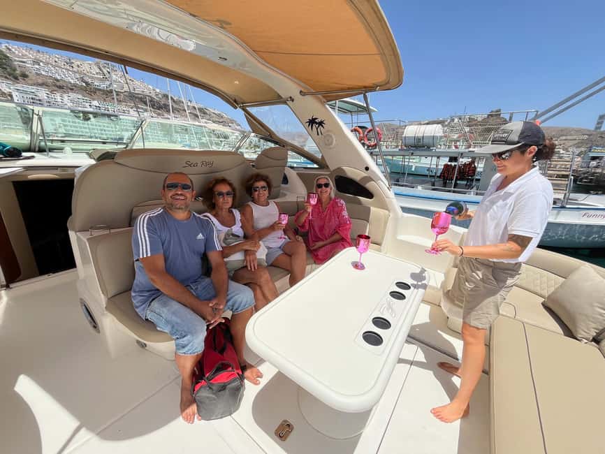 Gran Canaria: Shared yacht excursion with beverages, lunch and snorkeling - The return along Gran Canaria’s southwest coast
