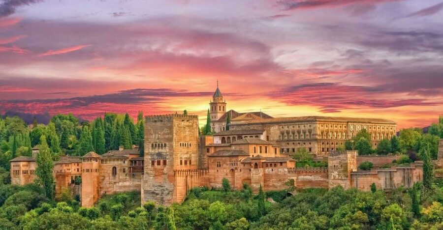 Granada Alhambra and Generalife Gardens Experience Tour - Entering the Alcazaba, the oldest part of the complex