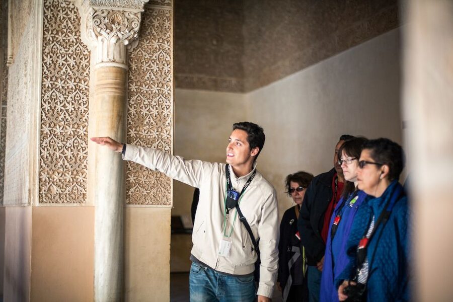 Granada: Alhambra and Nasrid Palaces Small Guided Tour - The Nasrid Palaces, the artistic heart of the visit
