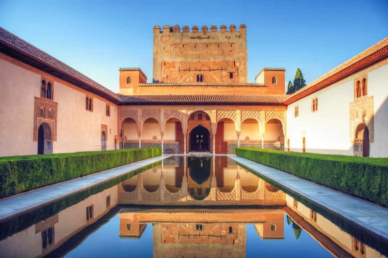 Granada: Alhambra & Gardens Tour w/Nasrid Palaces Option - Puerta de la Justicia, forest, and Palace of Charles V