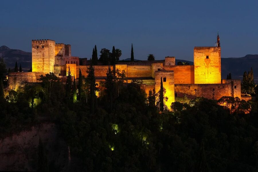 Granada: Alhambra Night Visit Entry Ticket - Choosing between the palace and the gardens