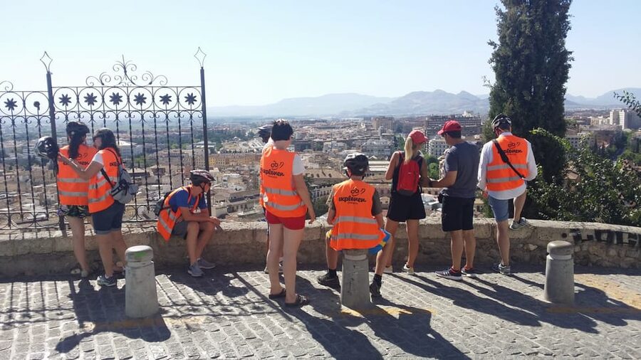 Granada: E-Bike Tour and Fast-Track Alhambra Ticket - Entering the Alhambra and Nasrid Palaces