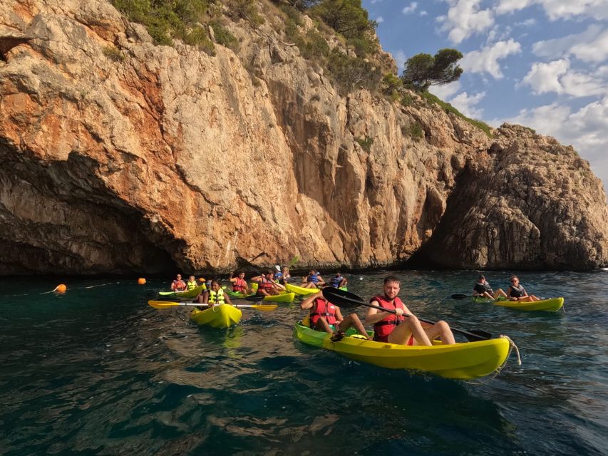 Granadella: Caló, Cova Llop Marí, and Ambolo Kayak Trip - Llop Marí Cave brings the most unusual scenery