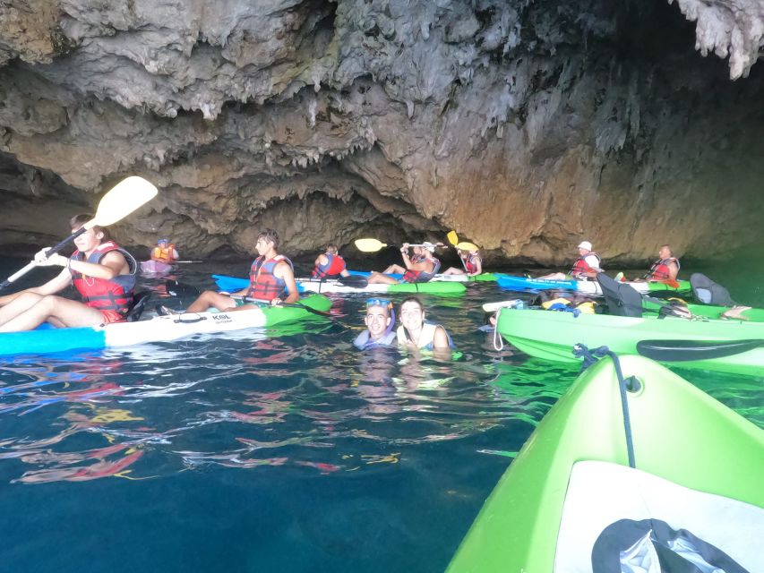 Granadella: Caló, Cova Llop Marí, and Ambolo Kayak Trip - What is included for $53