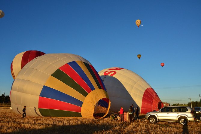 Hot Air Balloon Flight Over Segovia or Toledo - Landing, packing, and the post-flight toast