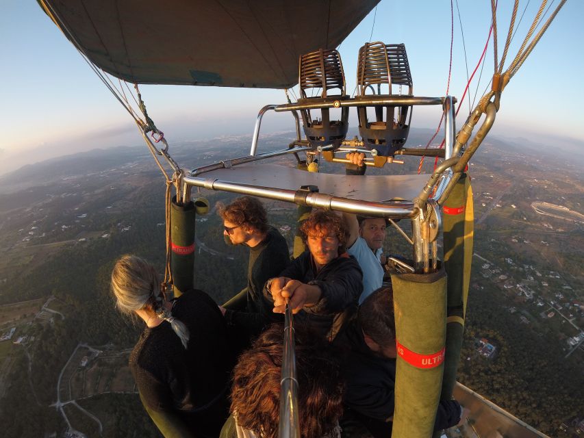 Hot Air Balloon Ride over Ibiza - The basket and takeoff