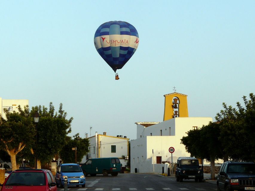 Hot Air Balloon Ride over Ibiza - Champagne, the sky baptism, and the certificate