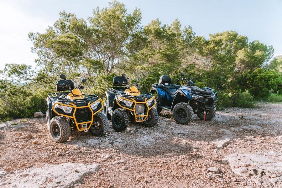 Ibiza: ATV Quad Sightseeing Excursion - The swim stop and Mediterranean break