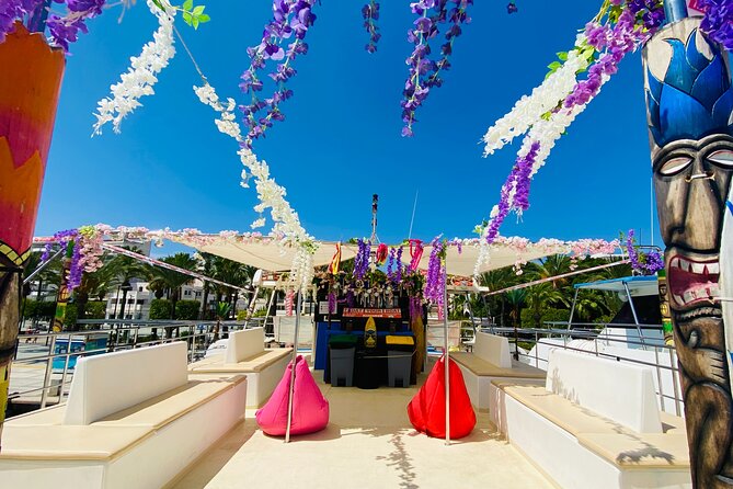 Ibiza Beach Hopping Cruise with Paddleboards, Drinks and Food 6h - The open-water swim stop is the main event