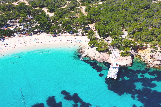 Ibiza Beach Hopping Cruise with Paddleboards, Drinks and Food 6h - Music, upper decks, and the sunset option