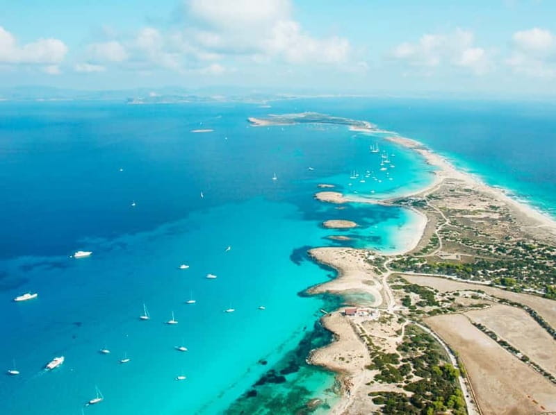 Ibiza: Formentera Cruise at Ibiza Boat Club - Paella, wine, and Café Caleta at sunset