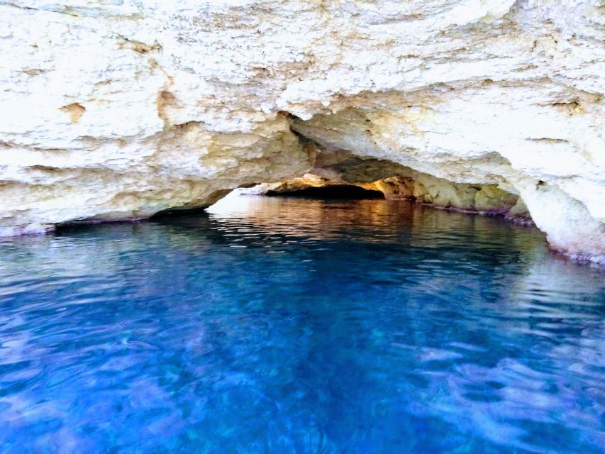 Ibiza: Sea Caves & Coves Snorkeling Paddle Boarding Tour - Entering the sea cave, if conditions allow