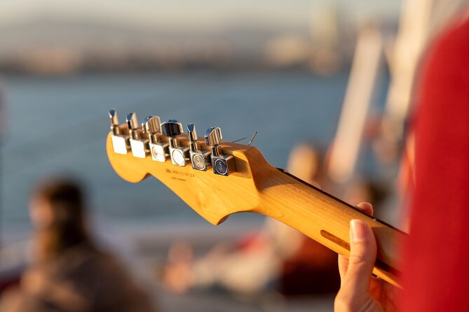 Jazz and Chill Out Sailing in Barcelona - The Port, Beach, and Barcelona Skyline