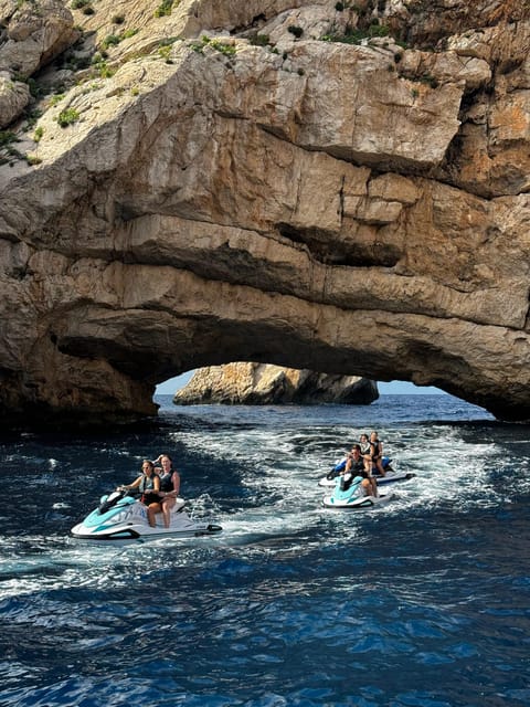 Jet Ski to Margaritas Islands from San Antonio - No License - Key points to know before booking