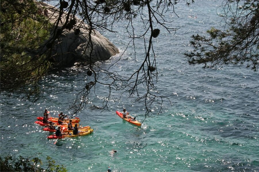 Kayak and Snorkel in Playa de Aro, Costa Brava - Add the Camino de Ronda after kayaking