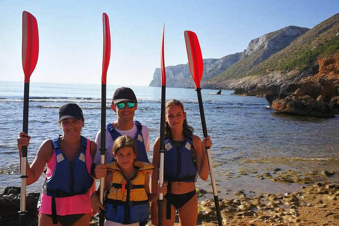 Kayak Dénia "Cova Tallada" + Snorkeling + Speleology - Snorkeling near fish-filled water