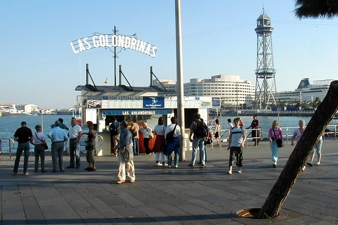 Las Golondrinas Barcelona 60-min Boat Tour - Returning through the port after 45 minutes