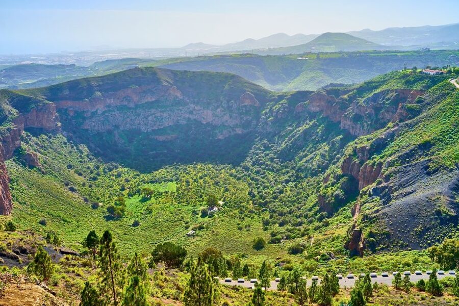 Las Palmas, Botanical Gardens and Bandama Volcano Tour - Bandama Crater: a dramatic view in fifteen minutes