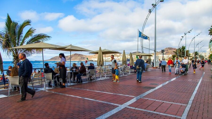 Las Palmas, Botanical Gardens and Bandama Volcano Tour - The southern pickup and ride north