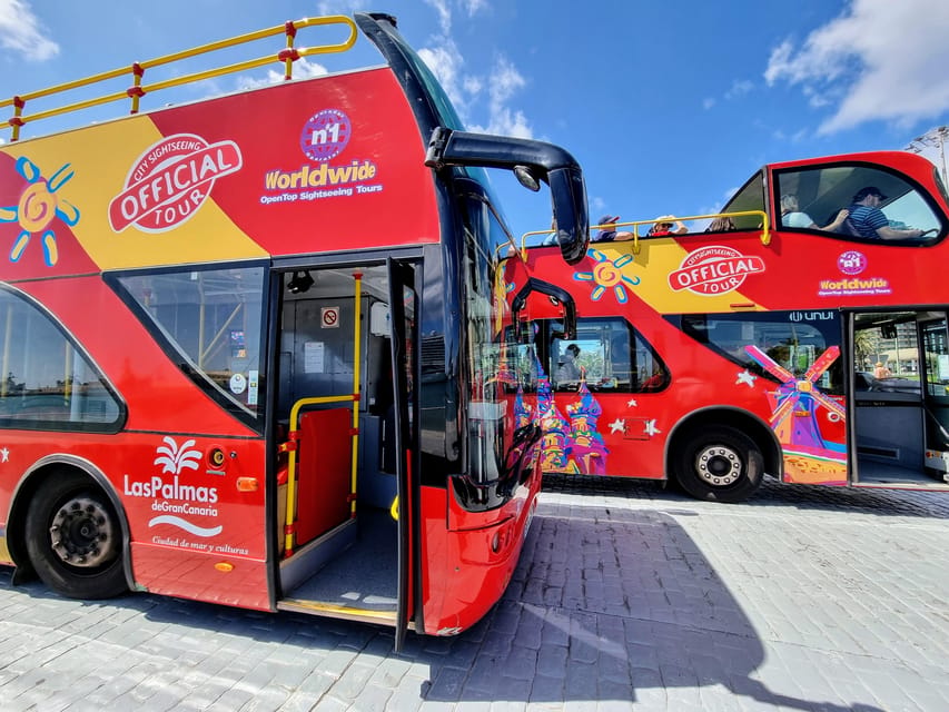 Las Palmas: City Sightseeing Hop-On Hop-Off Bus Tour - Parque Santa Catalina and the port district