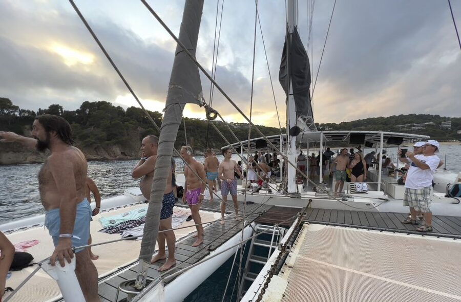 Lloret de Mar: Sunset Catamaran Cruise with DJ and Drinks - Practical packing advice for the boat