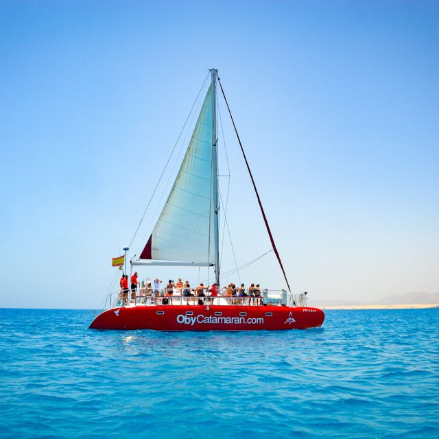 Lobos Island: 4-Hour Catamaran Trip with Lunch - Swimming and snorkeling from the catamaran
