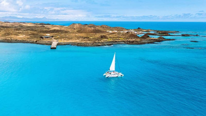 Lobos Island: 4-Hour Catamaran Trip with Lunch - Lobos Island: a short walk and a pretty lagoon