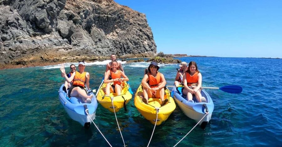 Los Cristianos: Kayaking and Snorkeling with Marine Wildlife - The Palm-Mar snorkeling stop