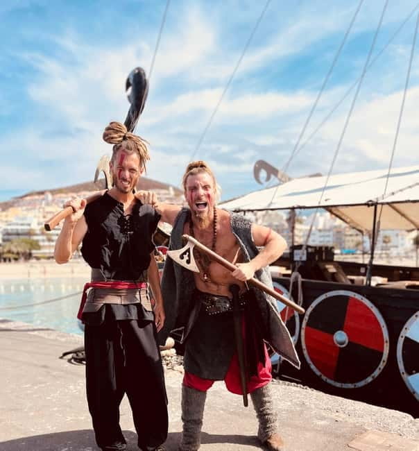 Los Cristianos: Whale Watching Cruise w/Swim Stop & Drinks - Viking characters, music, and onboard fun