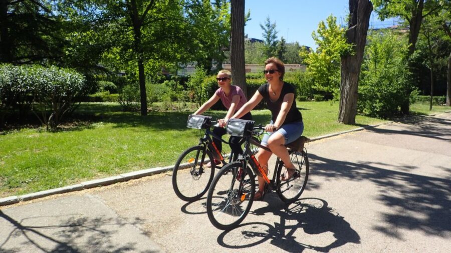 Madrid City Guided Bike/E-Bike Tour for Small Groups - Debod Temple and the western royal quarter