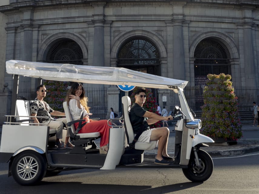 Madrid: Eco-Friendly, Private, and Unique Tuk Tuk Experience - Price, timing, and what you actually receive