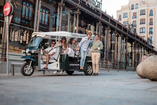 Madrid Express Tour with Local Guide in Eco Tuk Tuk Private - Puerta de Alcalá and the city’s grand avenues