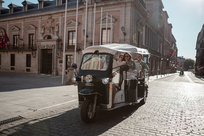 Madrid Express Tour with Local Guide in Eco Tuk Tuk Private - Atocha Station and Madrid’s daily rhythm