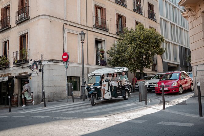 Madrid Historical Tour with Local Guide in Eco Tuk Tuk Private - Congress, lions, and the political heart of Madrid