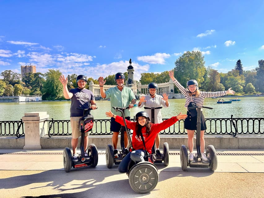 Madrid: Iconic Retiro Park Segway Tour - Starting at Avenida Menéndez Pelayo