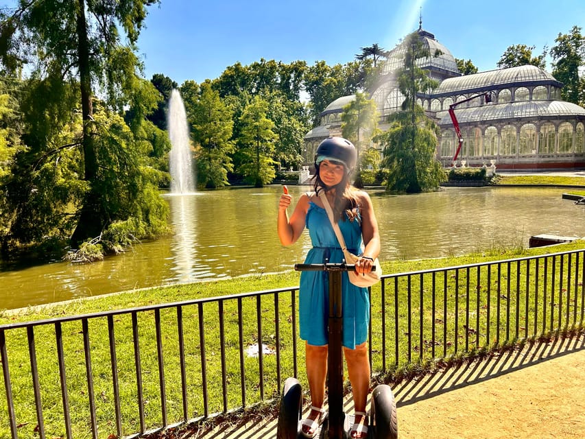 Madrid: Iconic Retiro Park Segway Tour - The Fallen Angel and the famous number 666