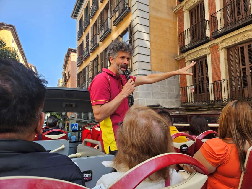 Madrid: Open-Top Big Bus Sightseeing Tour with Live Guide - Key points to know before you book