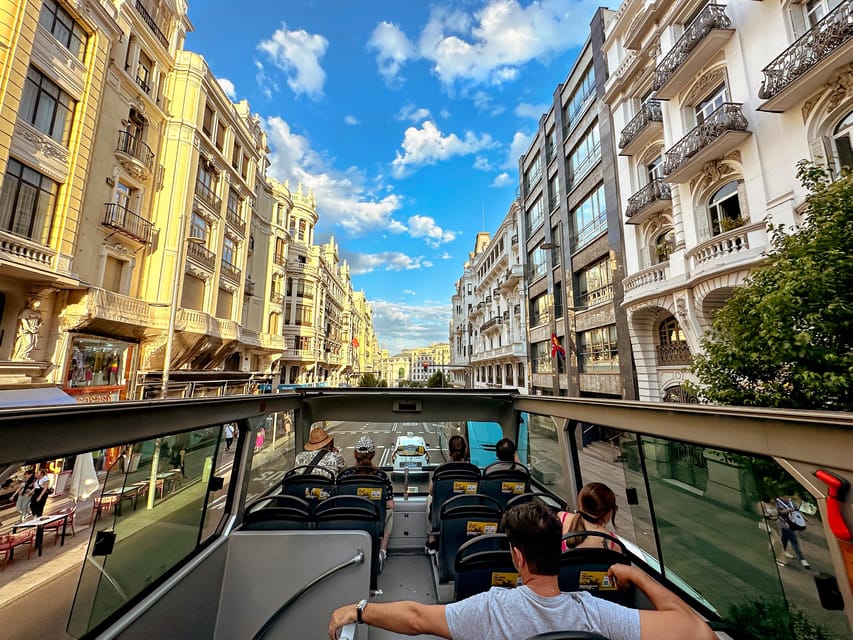 Madrid: Panoramic Open-Top Bus Day or Night Tour with Guide - Key points before you book