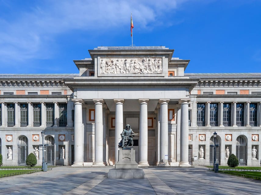 Madrid: Prado Museum Ticket with In-App Audio Guide - Finding the Goya statue before entry