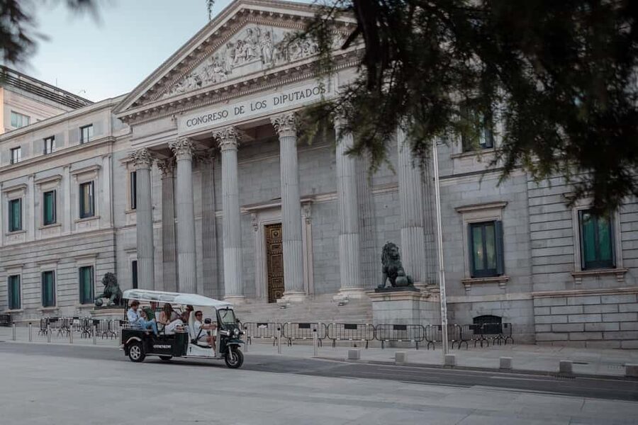 Madrid: Private City Tour by Eco Tuk Tuk - San Miguel Market and Madrid’s old center