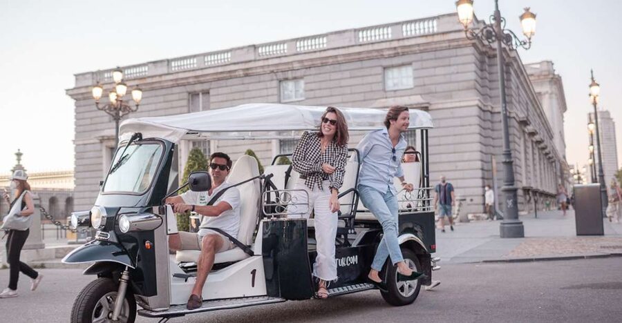 Madrid: Private City Tour by Eco Tuk Tuk - Starting beside the Royal Palace at Plaza de Oriente