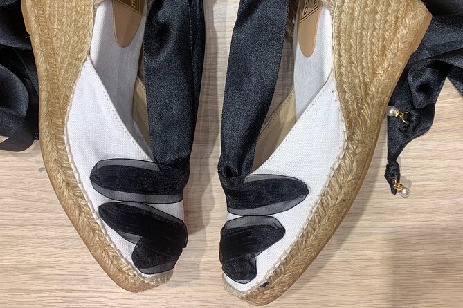 Make Authentic Espadrilles in Barcelona - Cava, Snacks, Photos, and the Final Pair